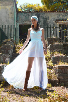 hera white maxi bridal dress