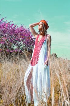 hera white kaftan