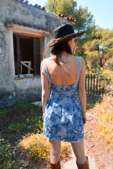 hera mini embroidered dress