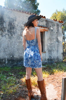hera mini embroidered dress