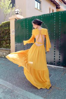 hera yellow maxi dress