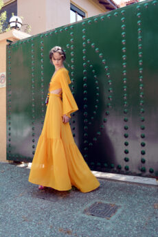 hera yellow maxi dress