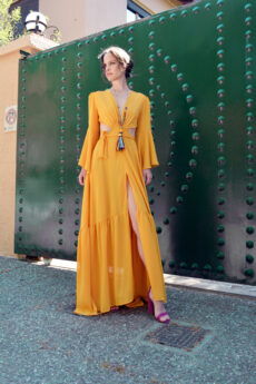 hera yellow maxi dress