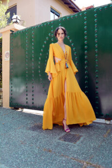 hera yellow maxi dress