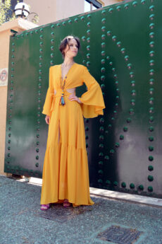 hera yellow maxi dress