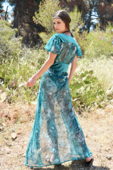 hera tropical prints kaftan
