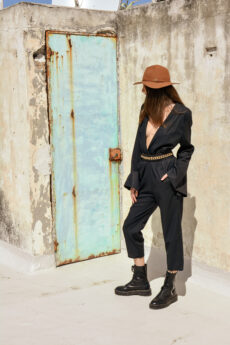 hera black jumpsuit