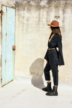 hera black jumpsuit