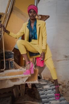 hera mustard suit
