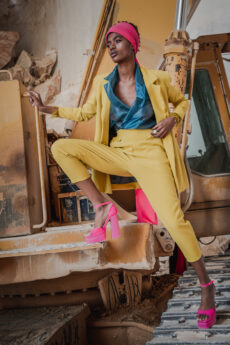 hera mustard suit