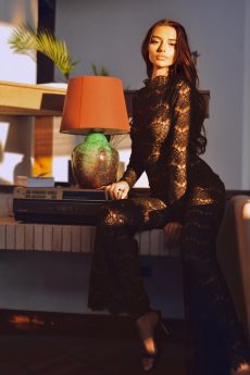 h-era lace jumpsuit