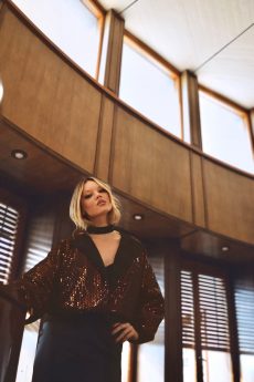 h-era sequin bomber