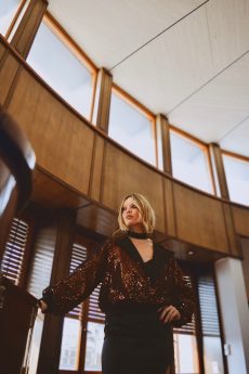 h-era sequin bomber