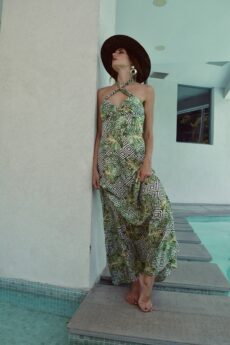 h-era printed dress