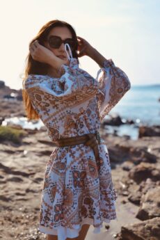 h-era embroidered dress